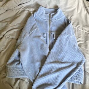 Aerie blue cropped jacket size small